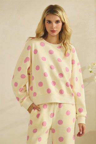 Dot Your Way Sweatshirt| SRB | S - L |  $58.95