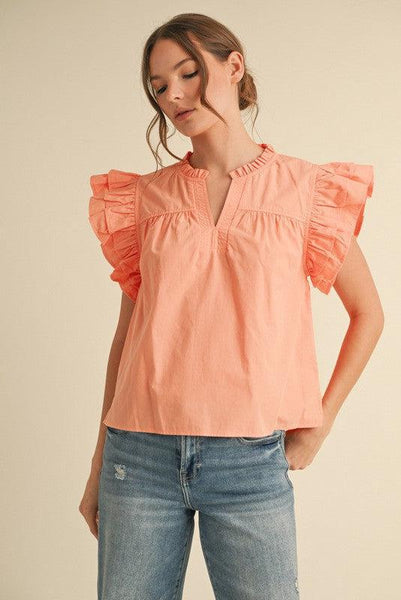 Salmon About You Later Top | SRB | S - L | $41.95