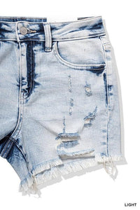 Wow In Distressed Shorts | S-XL $41.95 | SRB