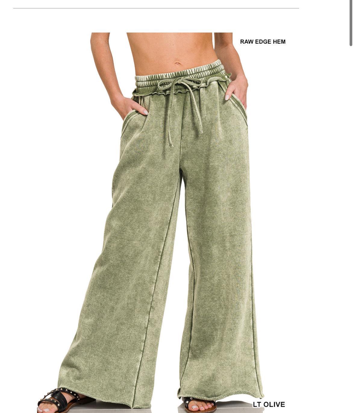 Zenana Acid Washed Sweats |SRB| $41.95