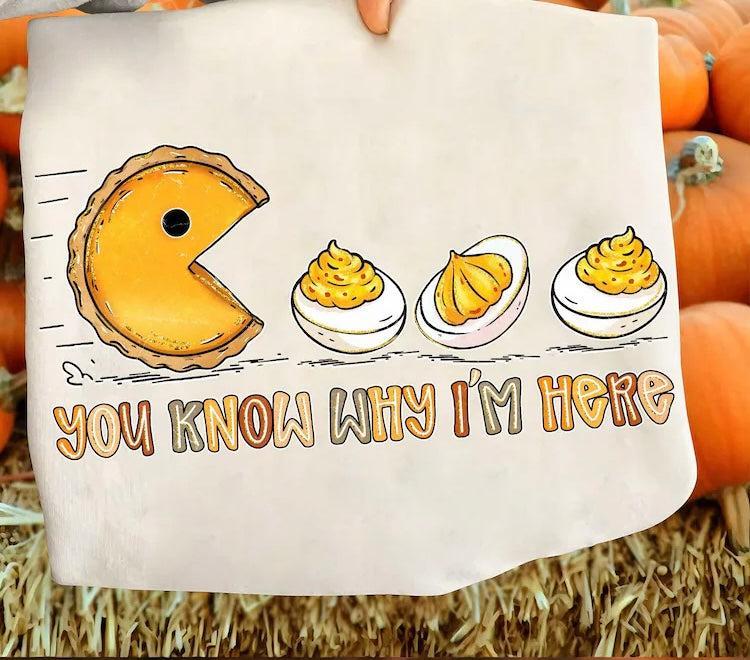 Here For The Devil Eggs Crewneck| SRB | 35.00