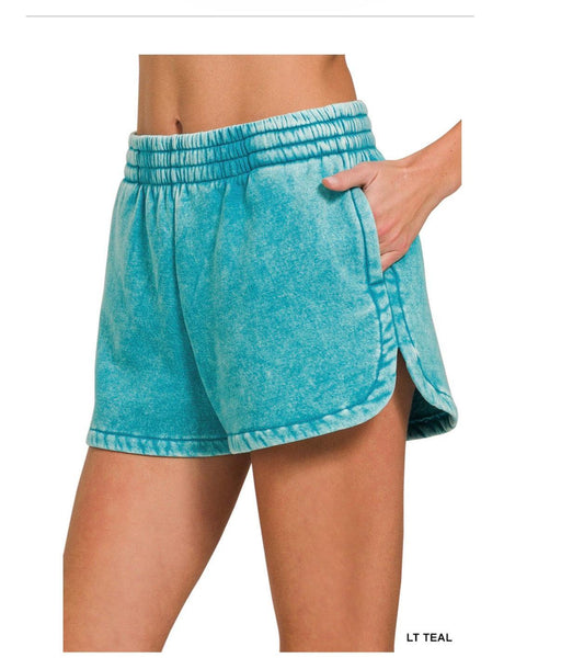 Cara Acid Washed Shorts| SRB | S - L |  $34.95