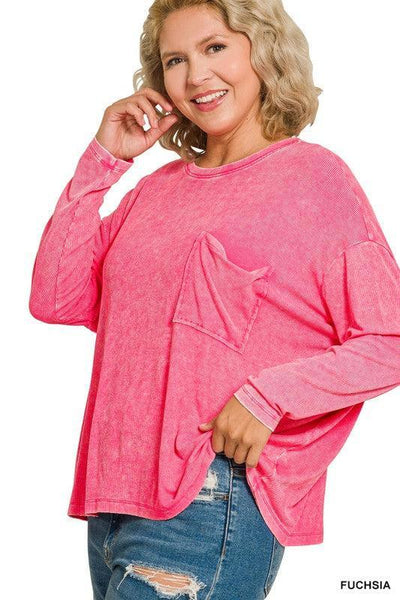 Zenana Ribbed Dolman Top| SRB | S - L |  $36.95