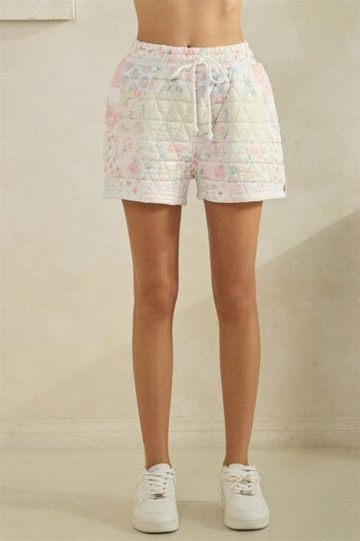 Loralee Floral Quilted Shorts| SRB | S - L |  $64.95