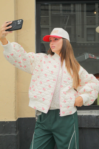 Blossom Babe Quilted Jacket| SRB | S - L |  $51.95