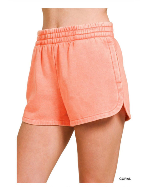 Cara Acid Washed Shorts| SRB | S - L |  $34.95