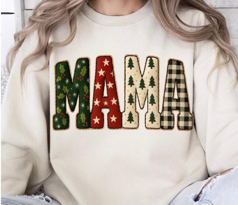 Mama Christmas spirit Crewneck| SRB | 35.00