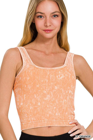 Ribbed Seamless W/ Bra Pads Tank| SRB  S/M - L/XL | $21.95